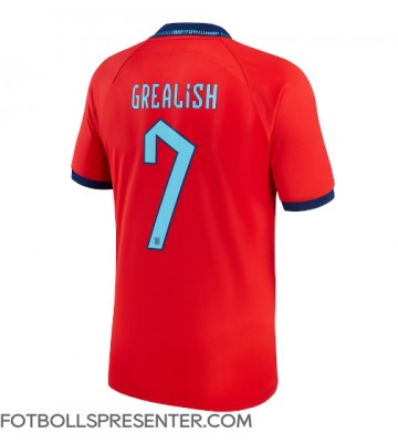 England Jack Grealish #7 Borta Matchtröja VM 2022 Kortärmad